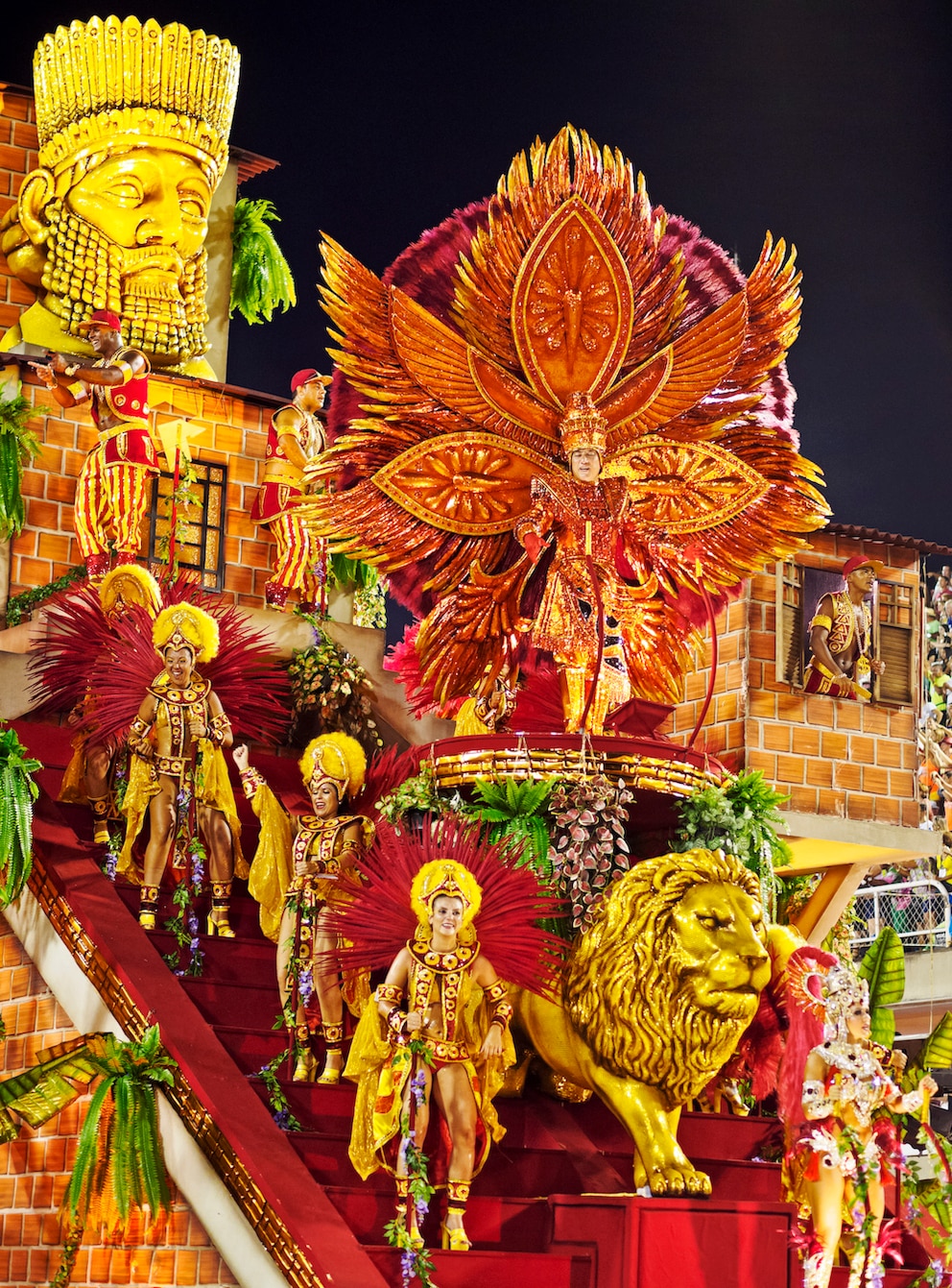 Bunt ist der Karneval in Rio immer