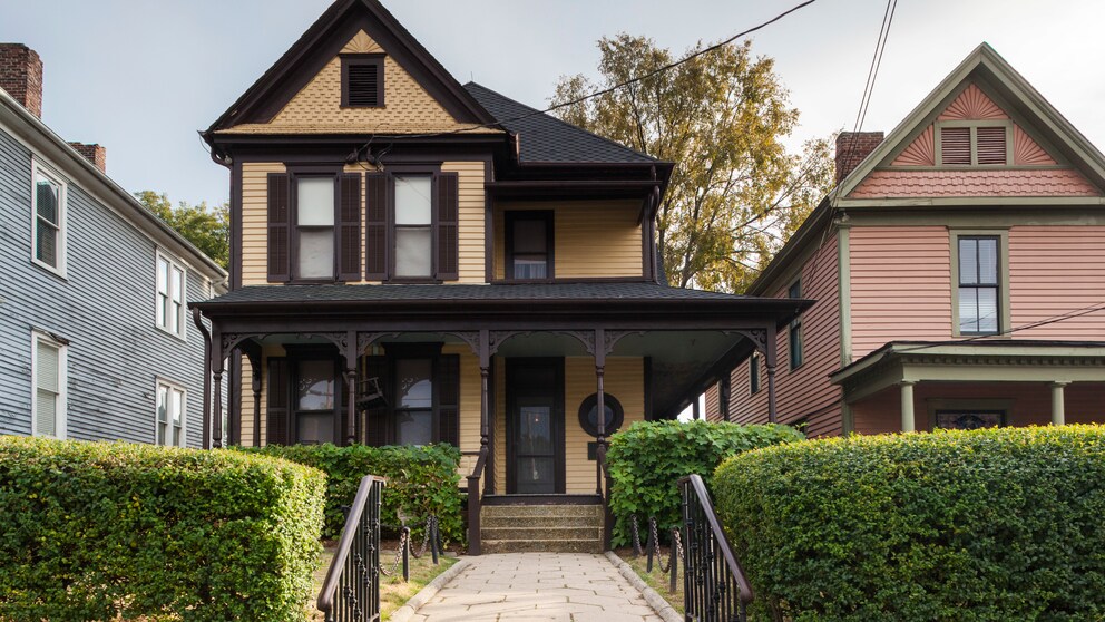 Martin Luther Kings Geburtshaus in Atlanta, Georgia