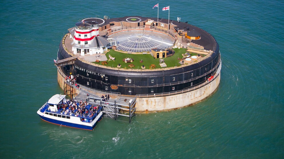 Früher Kriegsfestung, heute Luxushotel: No Man's Land Fort im Ärmelkanal