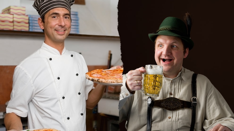 Ein Italiener und ein Deutscher