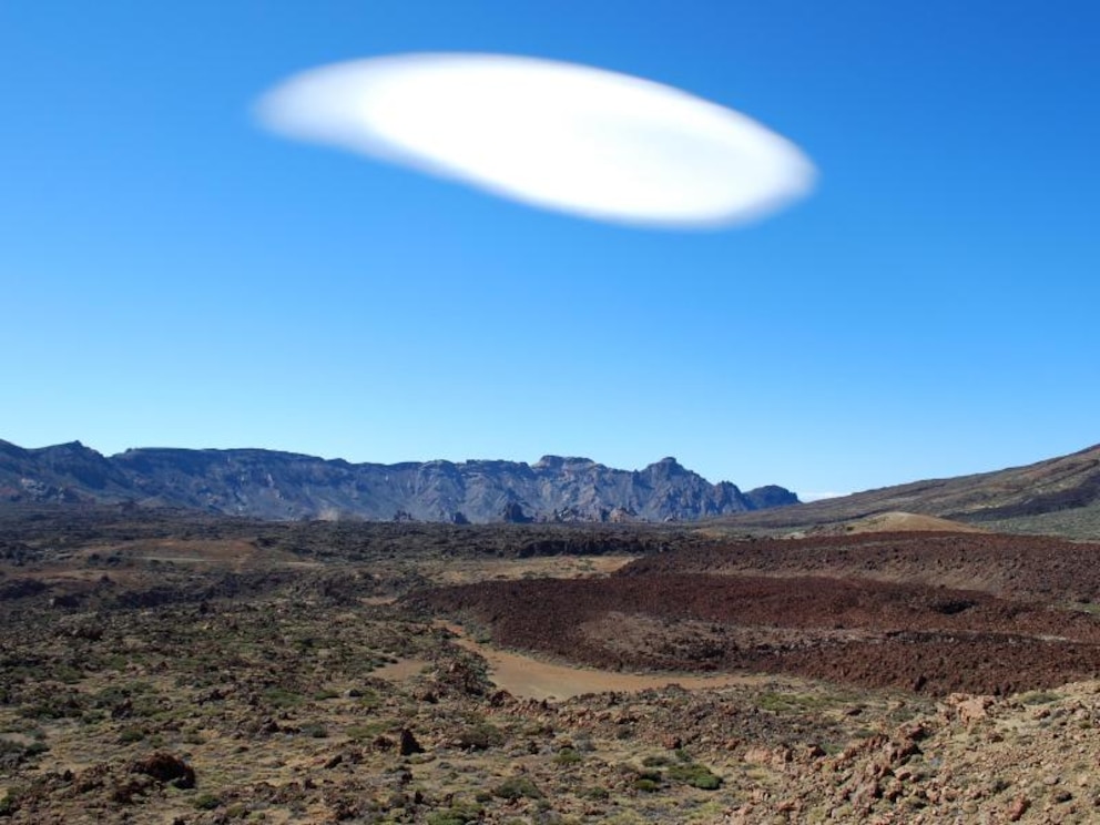 Wolke über dem Teide