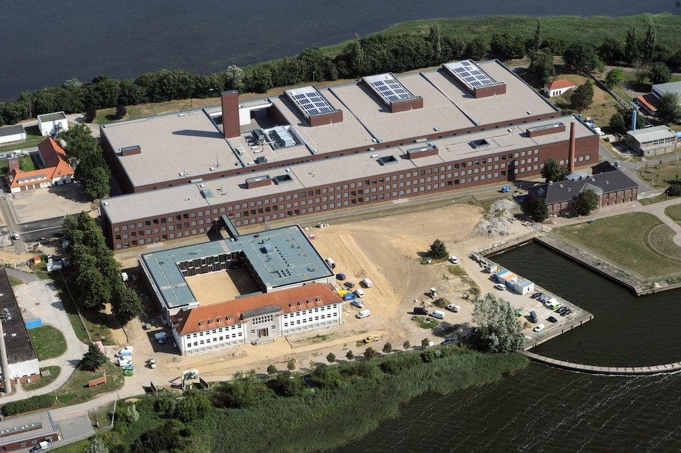 Forschungsanlage auf der Ostseeinsel Riems