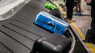 Kofferband am Flughafen