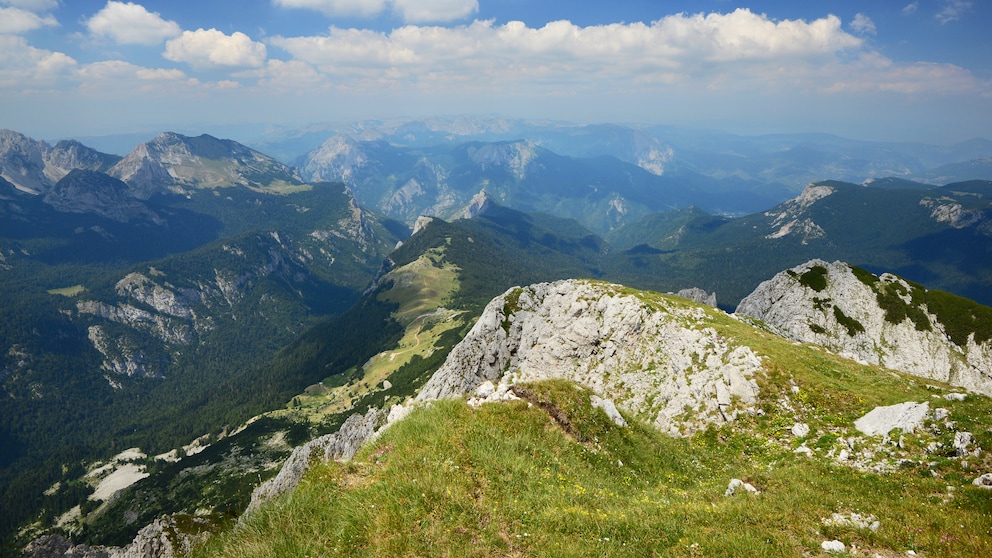 Sutjeska-Nationalpark mit dem Berg Maglic