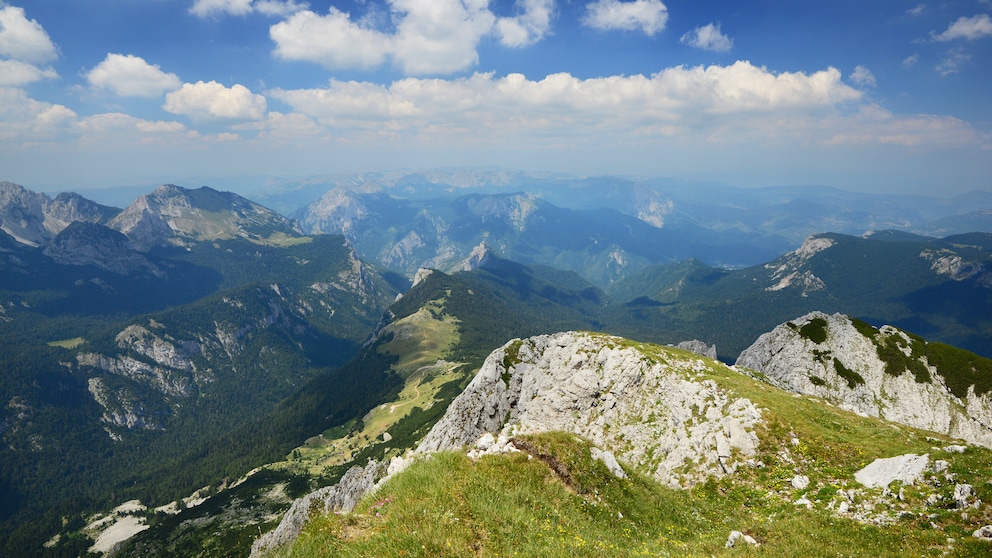 Sutjeska-Nationalpark mit dem Berg Maglic