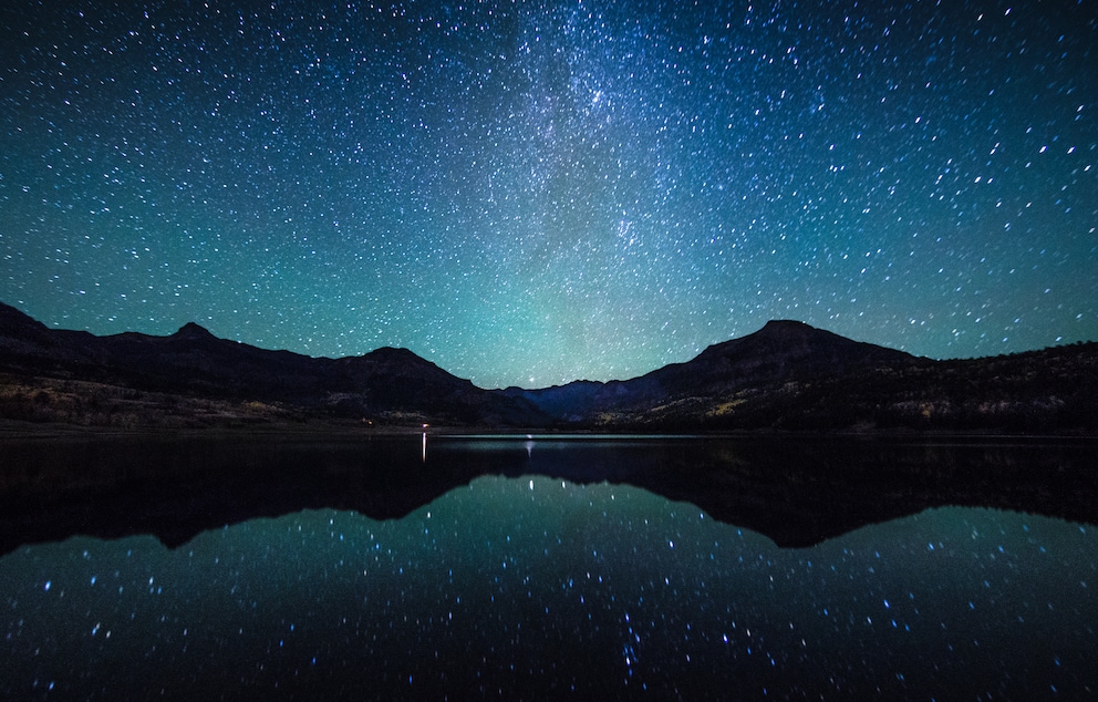 Planeten am Nachthimmel von Tucson