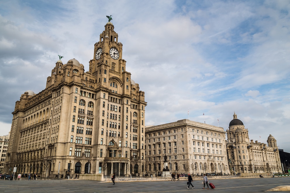 Royal Liver Building in Liverpool