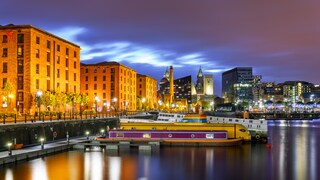 Albert Dock im Hafenviertel von Liverpool