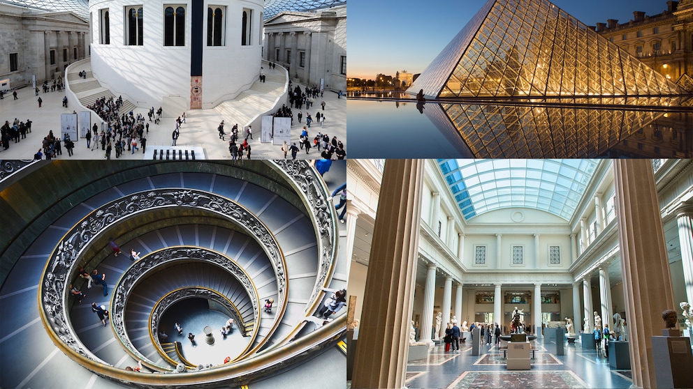 Metropolitan Museum of Art, New York,British Museum, London, Louvre, Paris, Vatikanstadt, Vatikanische Museen,
