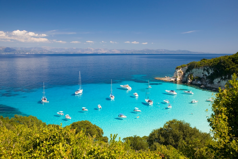 Voutoumi-Bucht auf der Insel Antipaxos