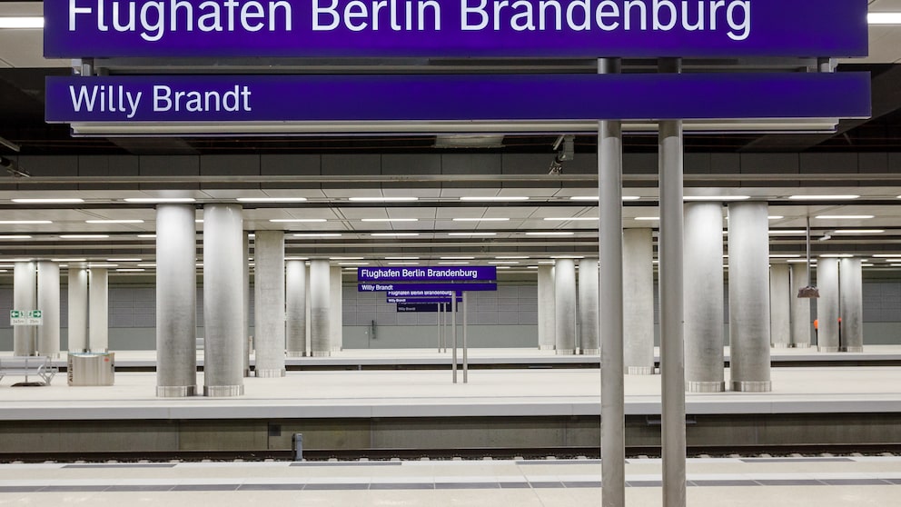 Viele Gleise, keine Gäste: Der Bahnhof „Willy Brandt" vom Flughafen BER ist seit seiner Fertigstellung verlassen
