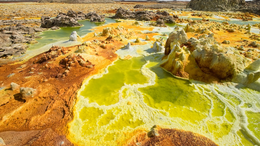 Dallol-Senke in Äthiopien