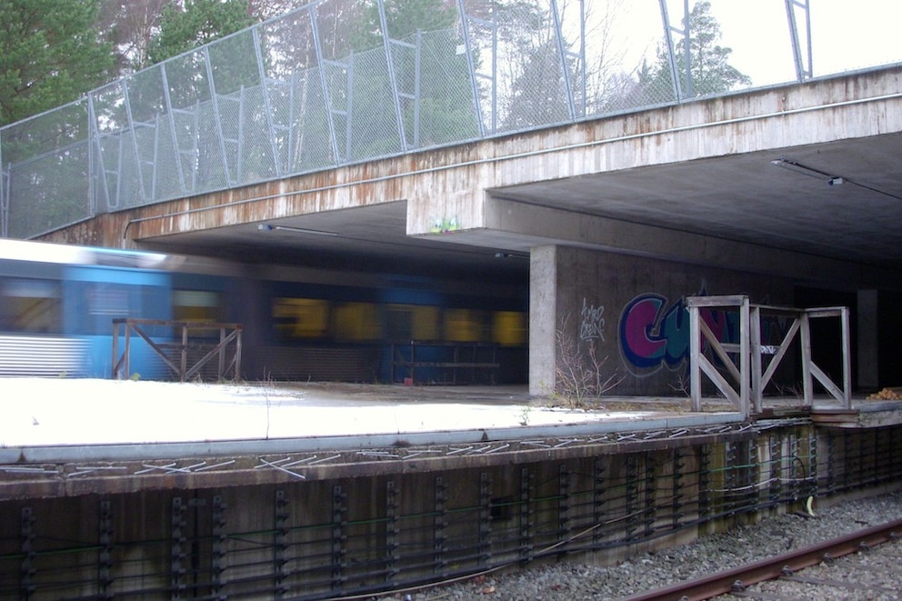 Bahn-Station Kymlinge, Stockholm