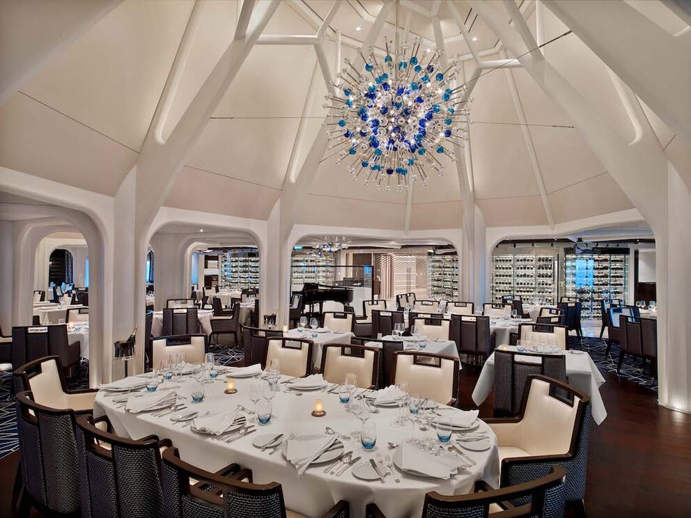 Eines der Restaurants auf der „Seabourn Ovation“