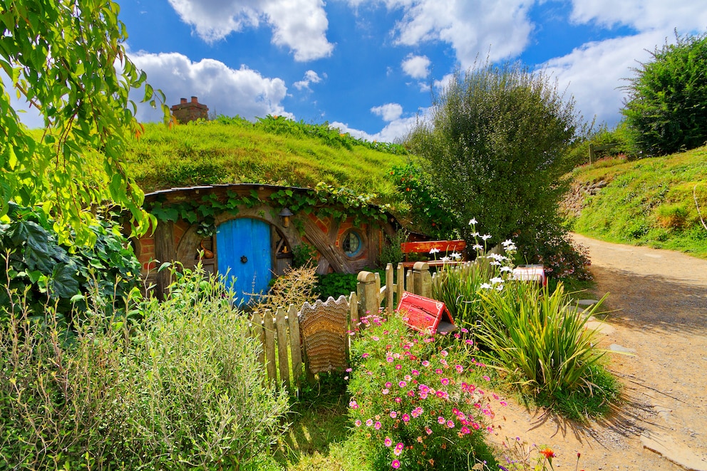 Hobbiton Film Set in Matamata, Neuseeland