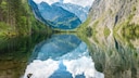 Obersee im Nationalpark Berchtesgaden in Bayern