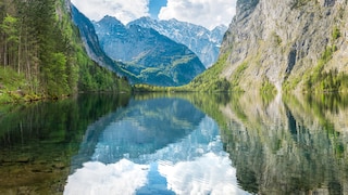 Obersee im Nationalpark Berchtesgaden in Bayern