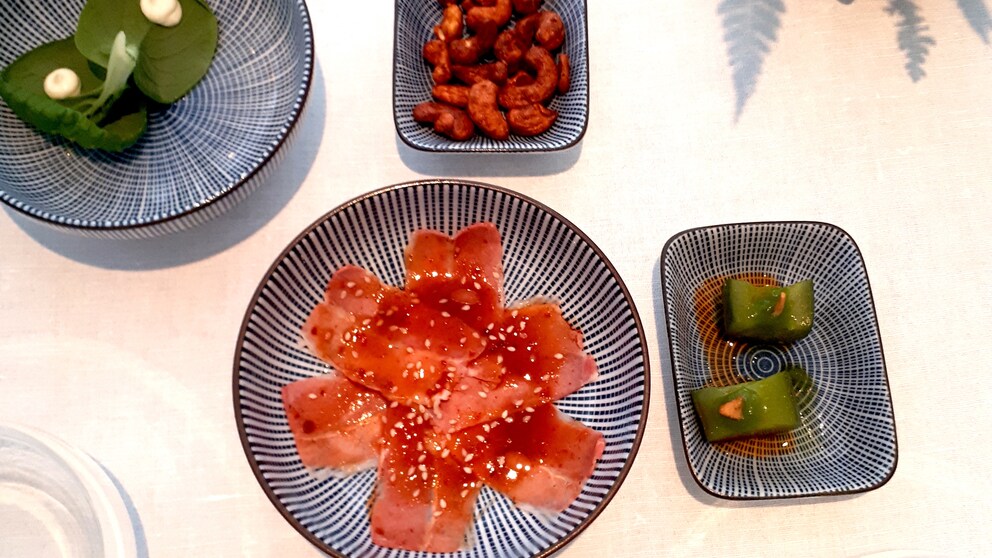 Sehen gut aus und schmecken auch lecker: Die Amuse-Gueule bei Tim Raue