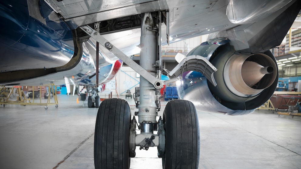 Fahrwerk eines Flugzeuges