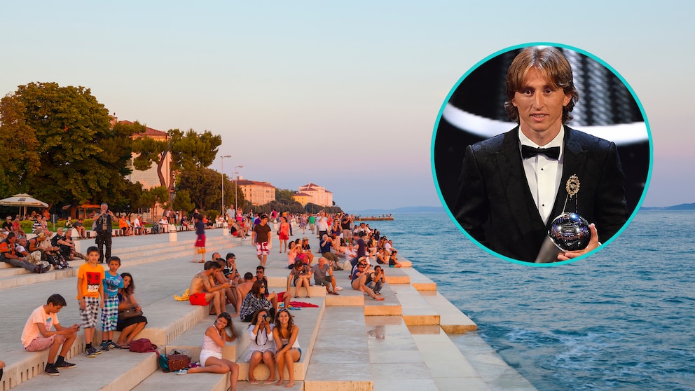 Promenade von Zadar und Luka Modrić