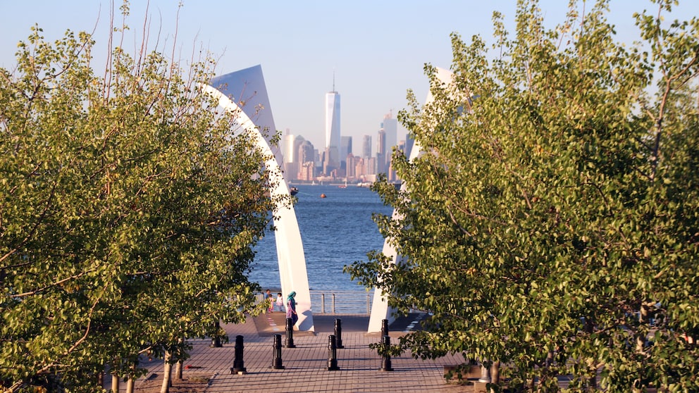 Staten Island - Blick nach Manhattan