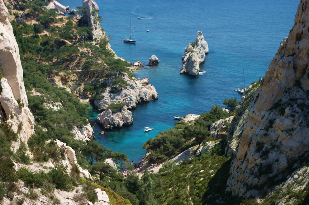 Blick auf die Calanque de Sugitton