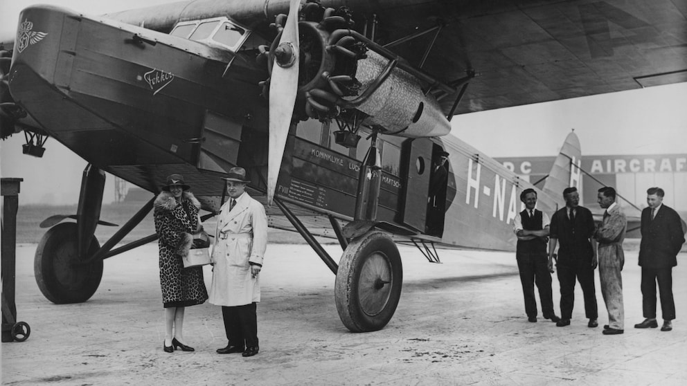 KLM altes Foto