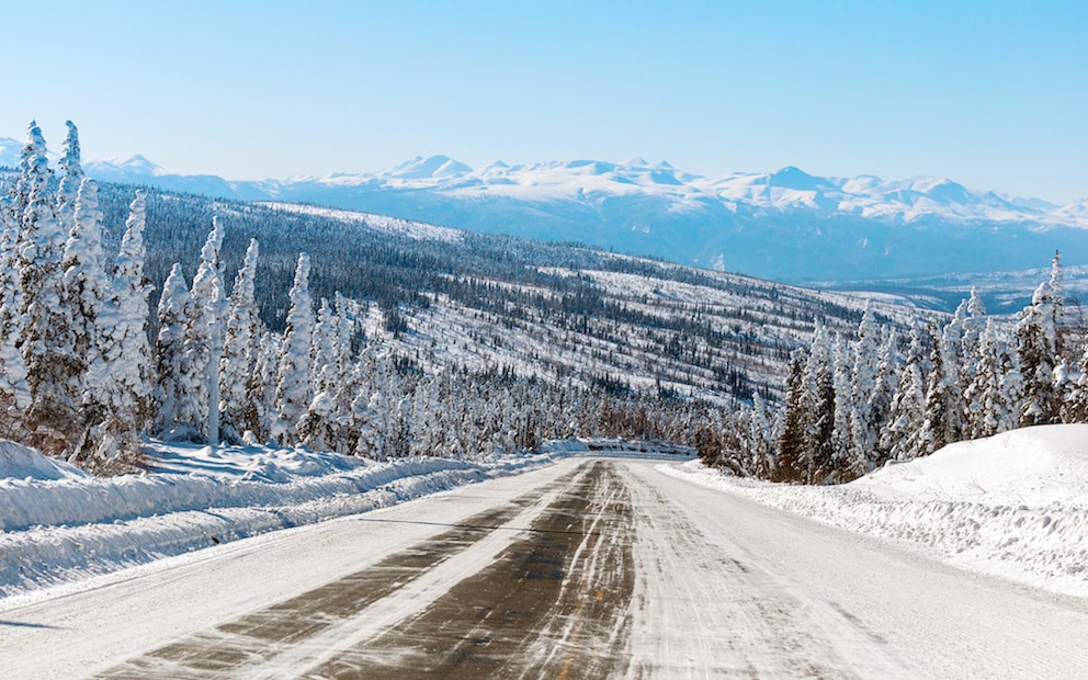 Der Dalton Highway im Winter