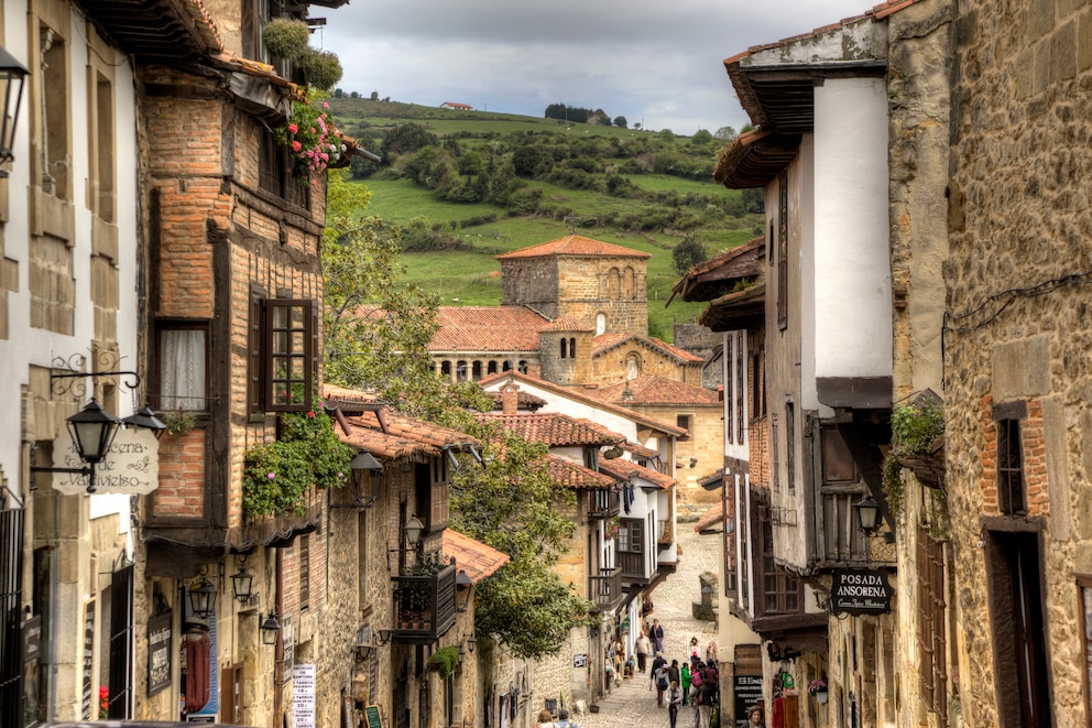 Santillana del Mar in Spanien