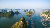 Blick auf die Halong-Buch in Vietnam