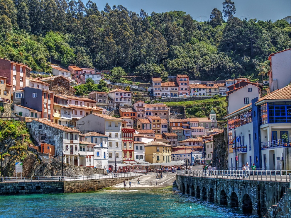 Cudillero in Spanien