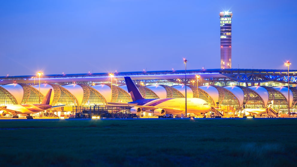 Suvarnabhumi Airport in Bangkok