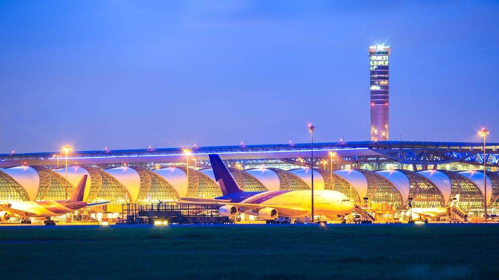 Suvarnabhumi Airport in Bangkok