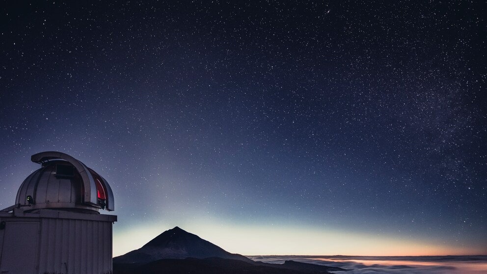 Der Nachthimmel über Teneriffa ist auch ohne Profi-Teleskop beeindruckend