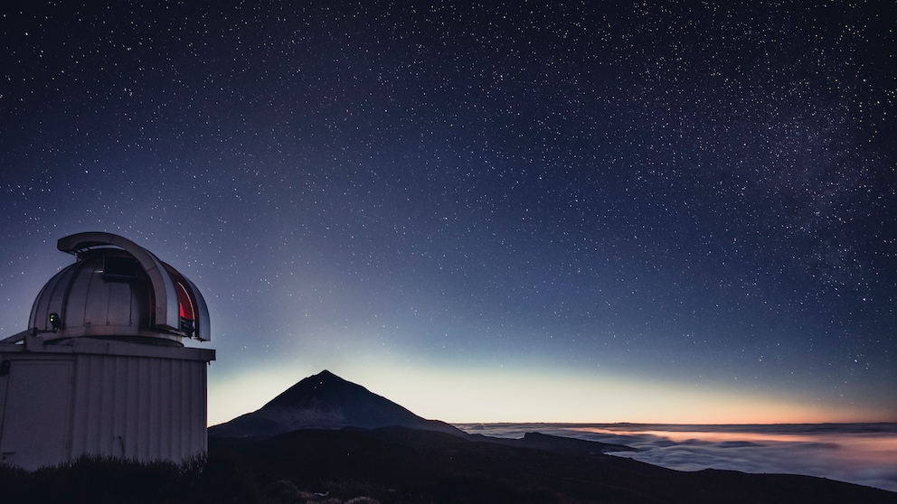 Der Nachthimmel über Teneriffa ist auch ohne Profi-Teleskop beeindruckend