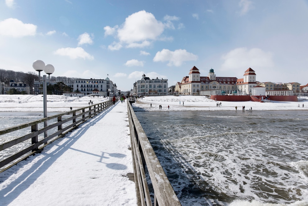 Binz auf Rügen im Winter