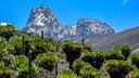 Blick auf den Mount Kenya