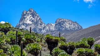 Blick auf den Mount Kenya