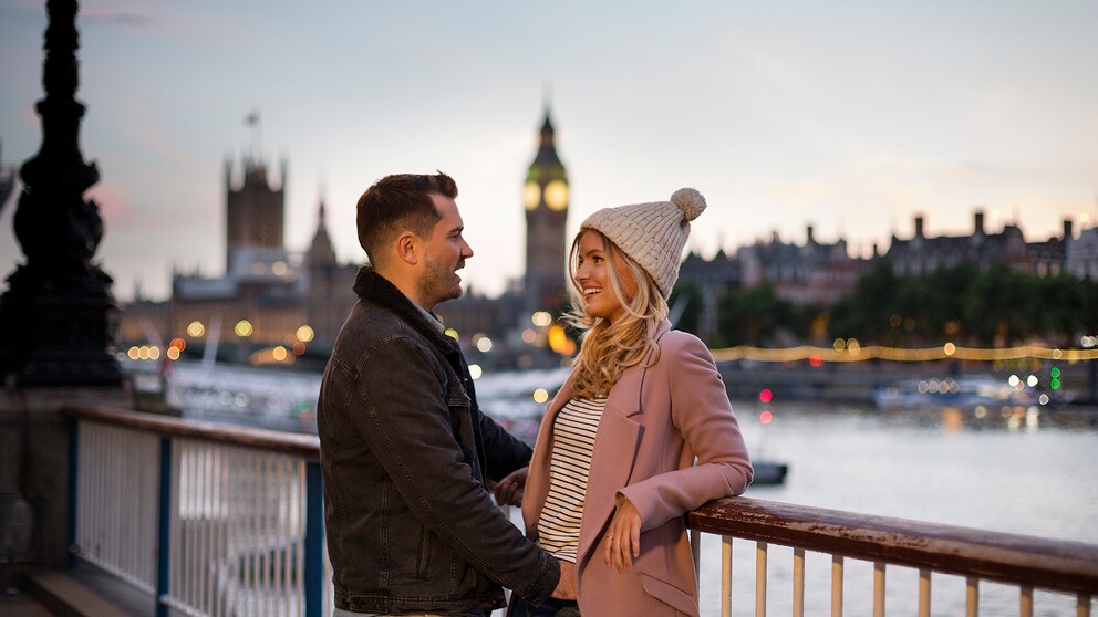 Paar in London