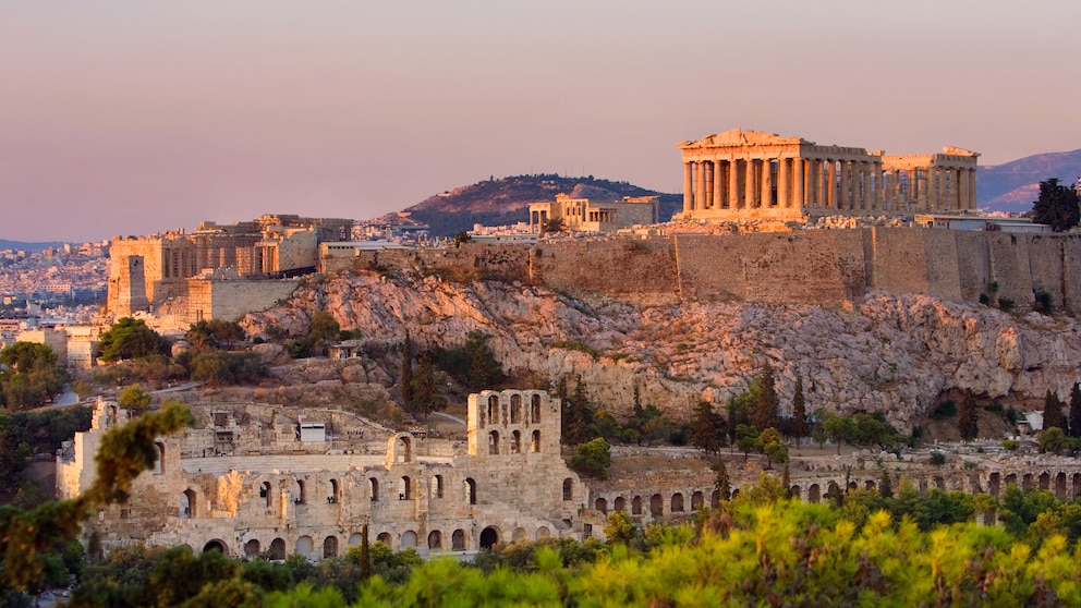 Die Akropolis von Athen