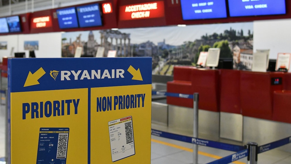 Zusatzgebühren für aufgegebenes Gepäck bei Ryanair