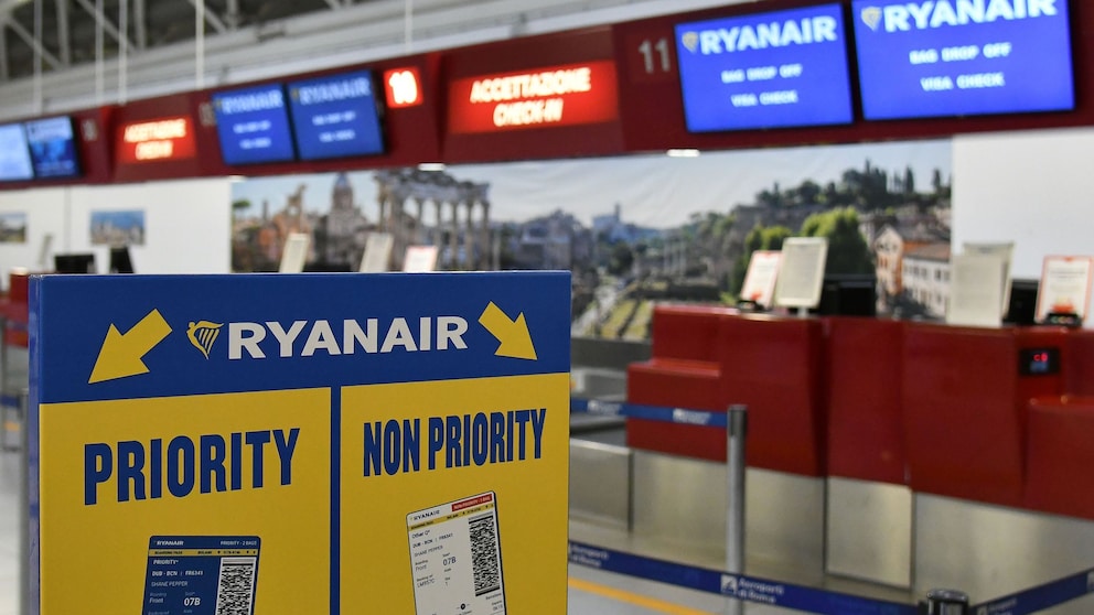 Zusatzgebühren für aufgegebenes Gepäck bei Ryanair