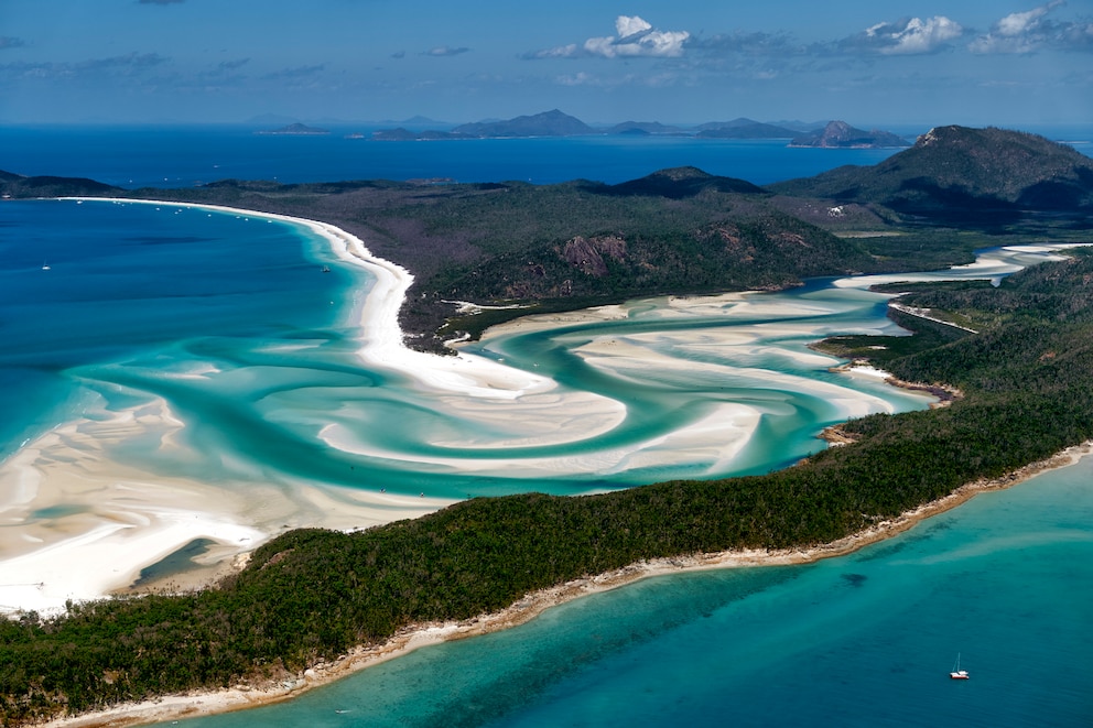 Whitehaven Beach in Queensland, Australien