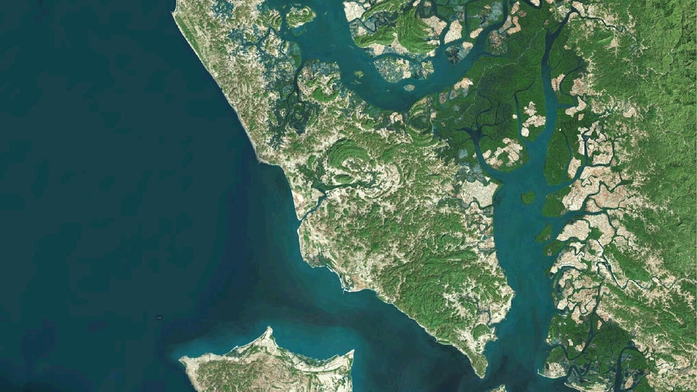 Ramree Island vor Myanmar