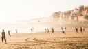 Strand von Taghazout, Marokko
