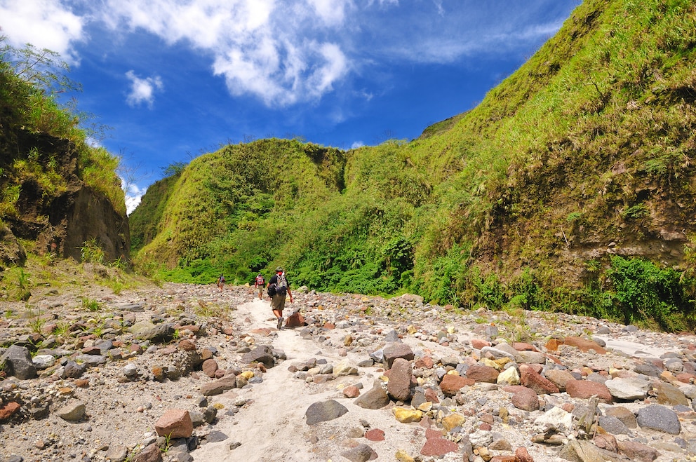 Wanderer auf dem Pinatubo