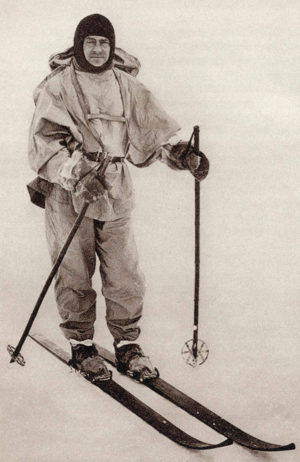 Kapitän Robert Falcon Scott während seines tödlichen Abenteuers in der Antarktis