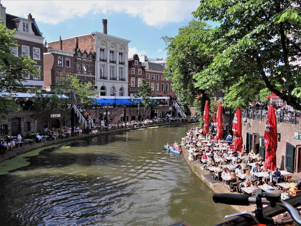 Gracht im Zentrum von Utrecht