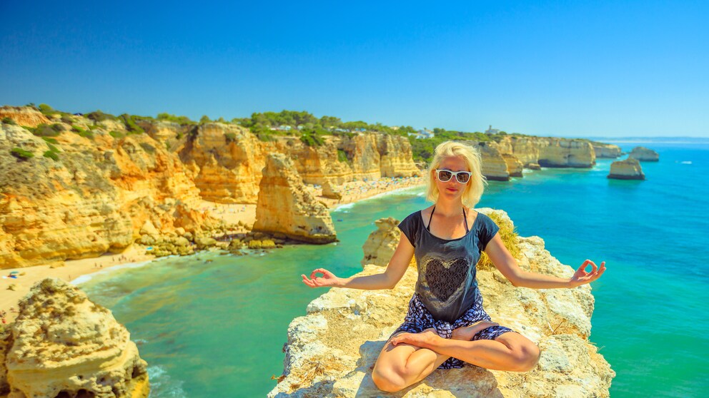 Yoga an der Algarve