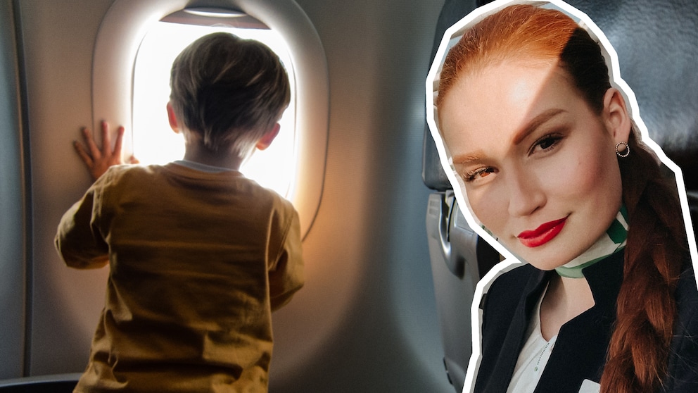 Fliegen mit Kindern ist nicht immer einfach – das weiß auch Flugbegleiterin Jana Heinisch